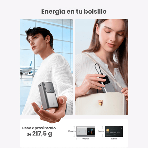 CUKTECH 10 Mini Powerbank 10000mAh 55W Max Gray
