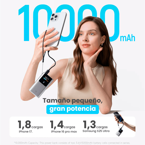 CUKTECH 10 Mini Powerbank 10000mAh 55W Max Gray