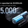 CUKTECH 20 Power Bank 25000mAh 210W P+Series (P23) Silver Gray