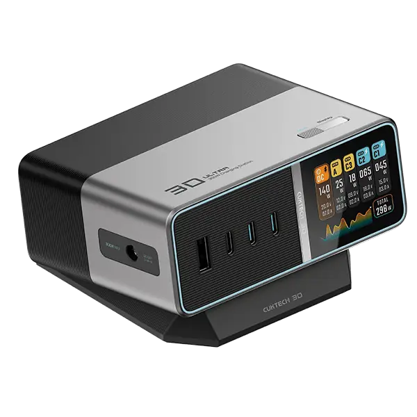 Cuktech 30 Ultra Charging Station Screen Display 300W Desktop Charging Station