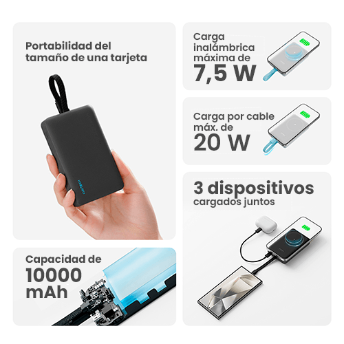 CUKTECH CP132ML 10000mAh Magnetic Powerbank 36.5W Max