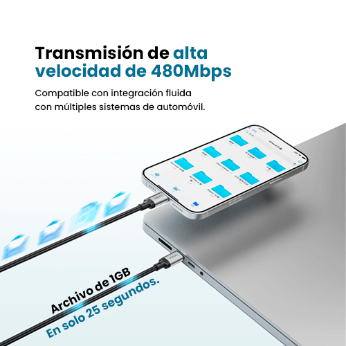 CUKTECH CTC615W Cable USB-C 240W 6A — 1.5m