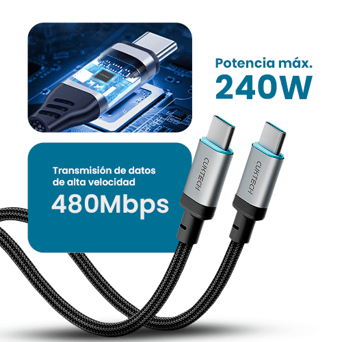 CUKTECH CTC615W Cable USB-C 240W 6A — 1.5m