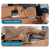 CUKTECH 15 Cargador GaN 140W Ultra Slim — 1 Puerto USB-C