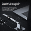 CUKTECH 6 GaN Ultra Cargador 100W 3 Puertos con Pantalla TFT