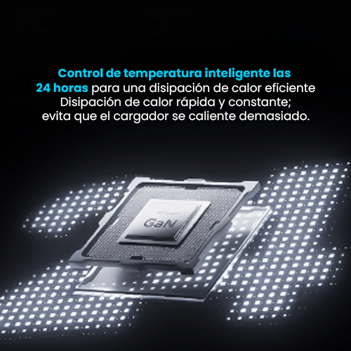 CUKTECH 6 GaN Ultra Cargador 100W 3 Puertos con Pantalla TFT