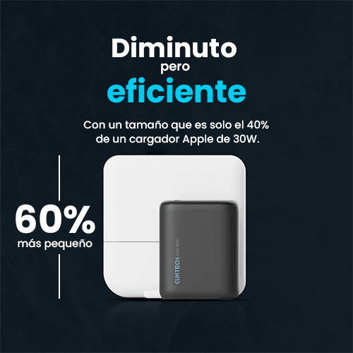 CUKTECH AC30S Cargador GaN 30W Mini