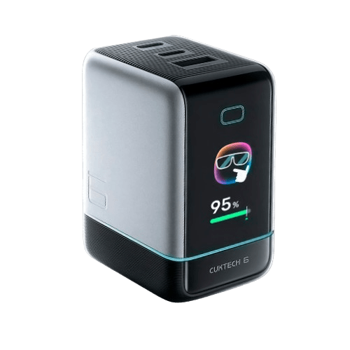 CUKTECH 6 GaN Ultra Cargador 100W 3 Puertos con Pantalla TFT